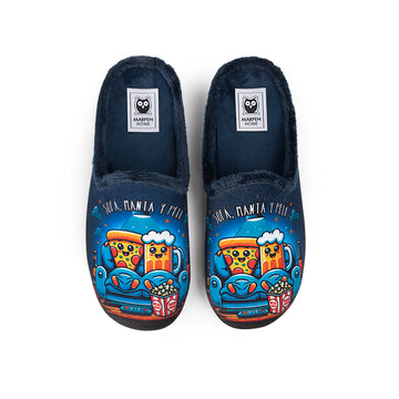 Slippers Sofá, Manta y Peli