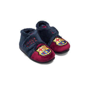 Zapatillas tipo Botita para niño/a FC Barcelona Oficiales con Escudo