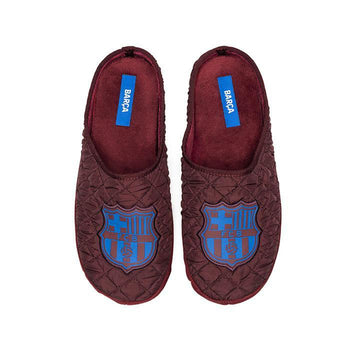 Slippers FC Barcelona Acolchadas Amatista Rojo