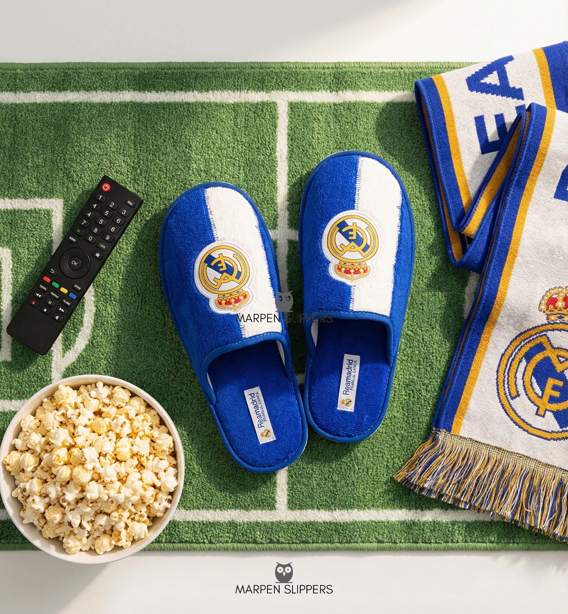 Zapatillas de casa oficiales de Marpen, regalo para un marido futbolero