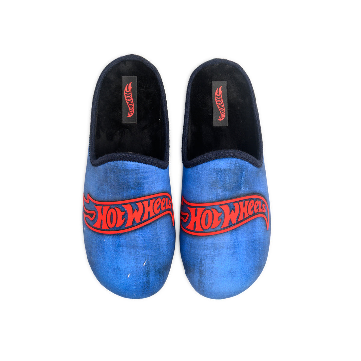 Hot Wheels Logo Azul – vista desde arriba