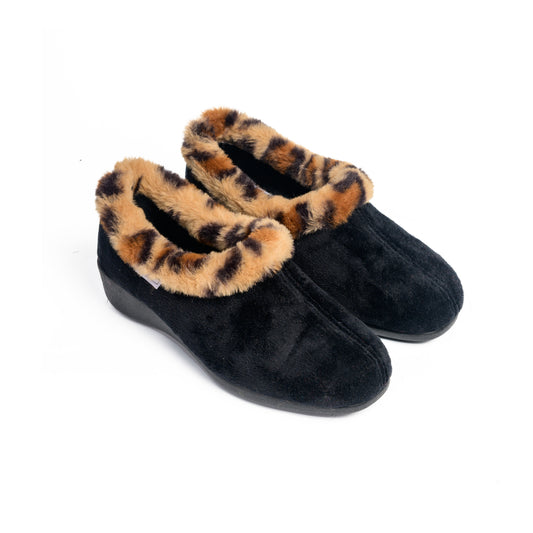 SLIPPERS CUÑA NEGRO