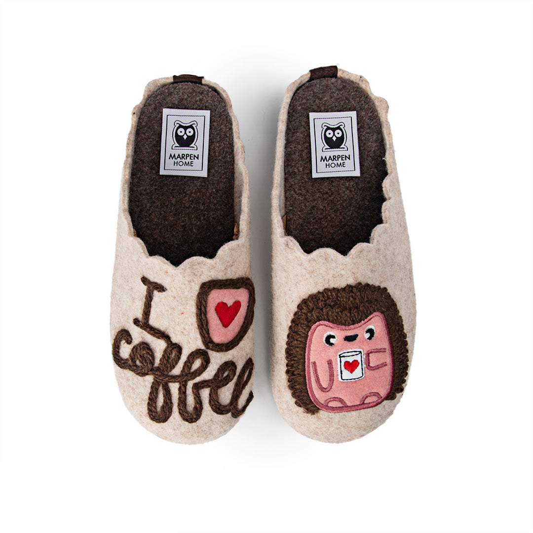 Slippers I love coffee