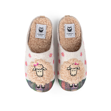 Slippers Ovejita Floral