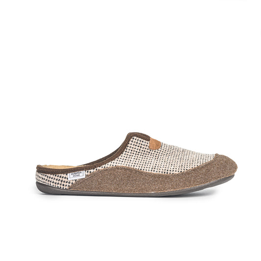 Slippers Cuadros Timber Taupe