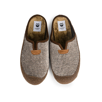 Slippers Cuadros Timber Taupe