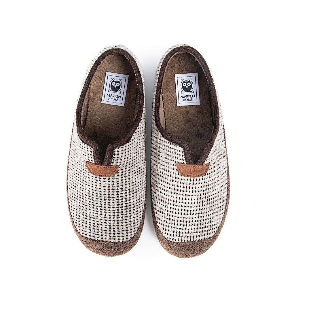 Slippers Camping Cuadros Timber Taupe