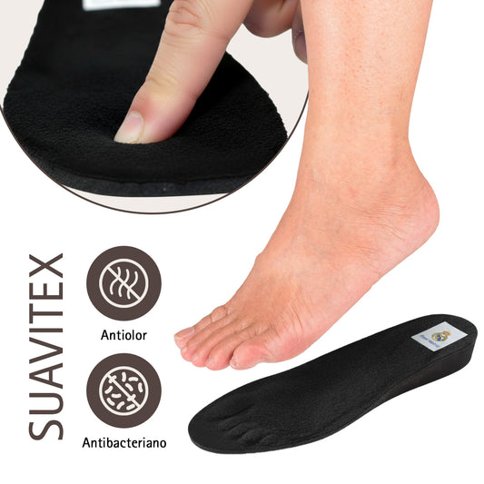 Slippers FC Barcelona Suatex en Negro (Suela Ligera)