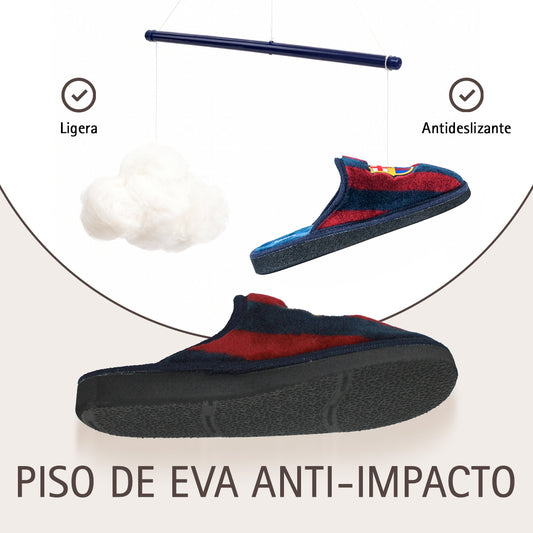 Slippers FC Barcelona a Rayas Blaugrana