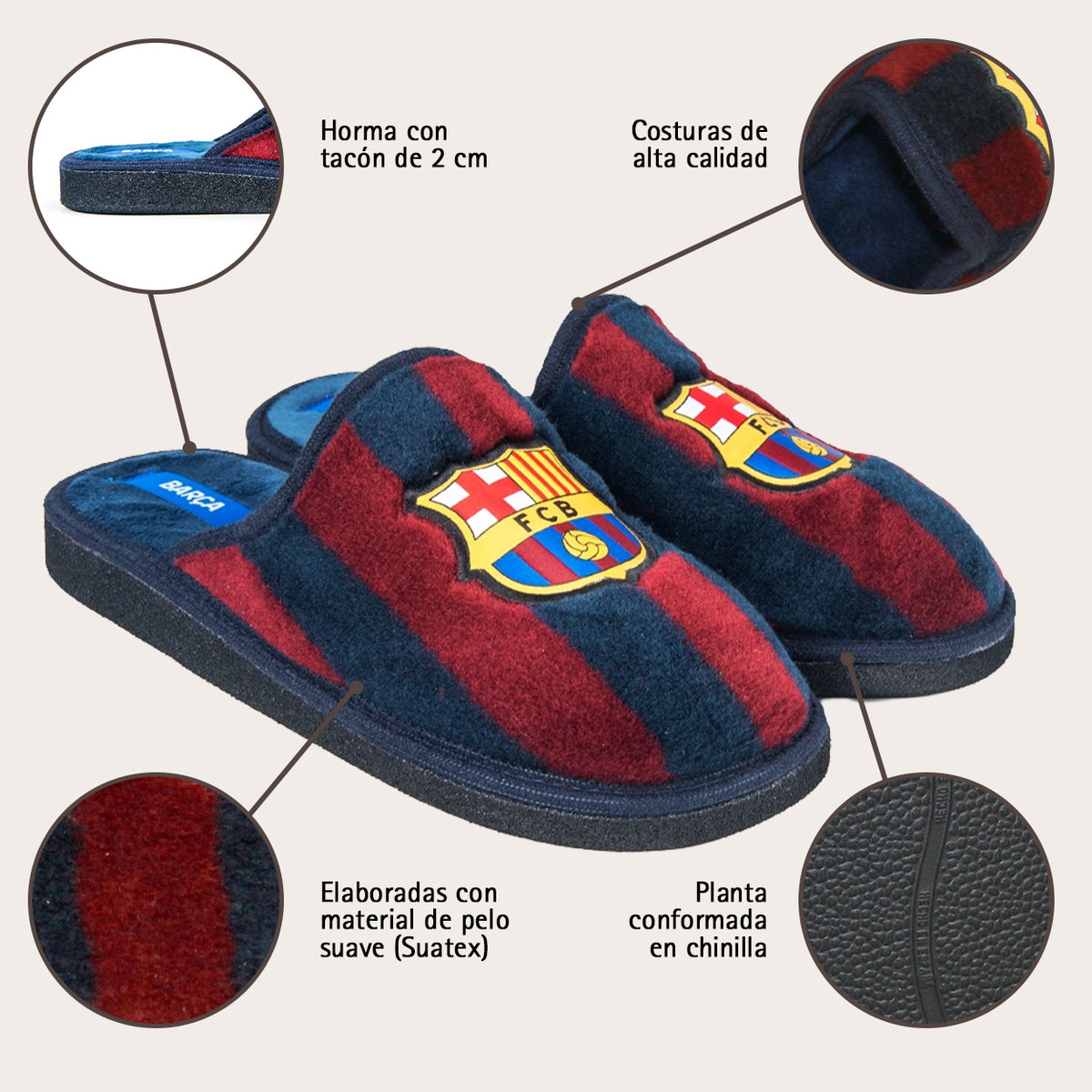 Barça Rayas Blaugrana – características
