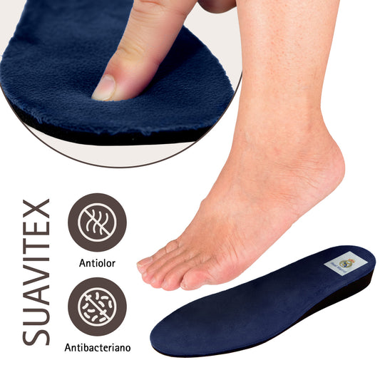 Zapatillas de casa Real Madrid Oficiales Temporada 24-25 en Suatex Azul Marino (Suela Ligera)