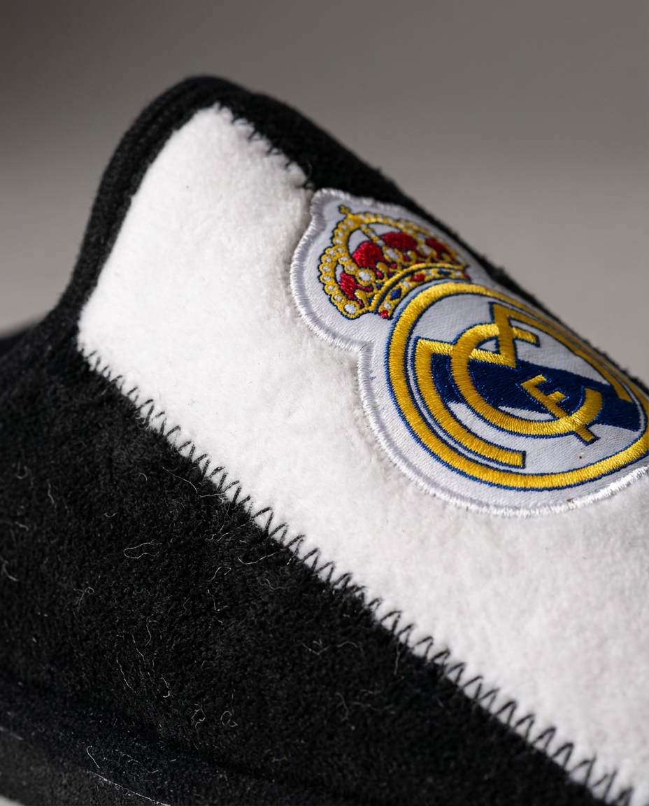 Real Madrid Bicolor Negro (Suela Ligera) – detalle