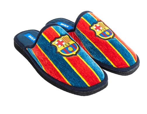 Zapatillas FC Barcelona Chinilla Tricolor