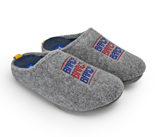Slippers FC Barcelona Gris niños
