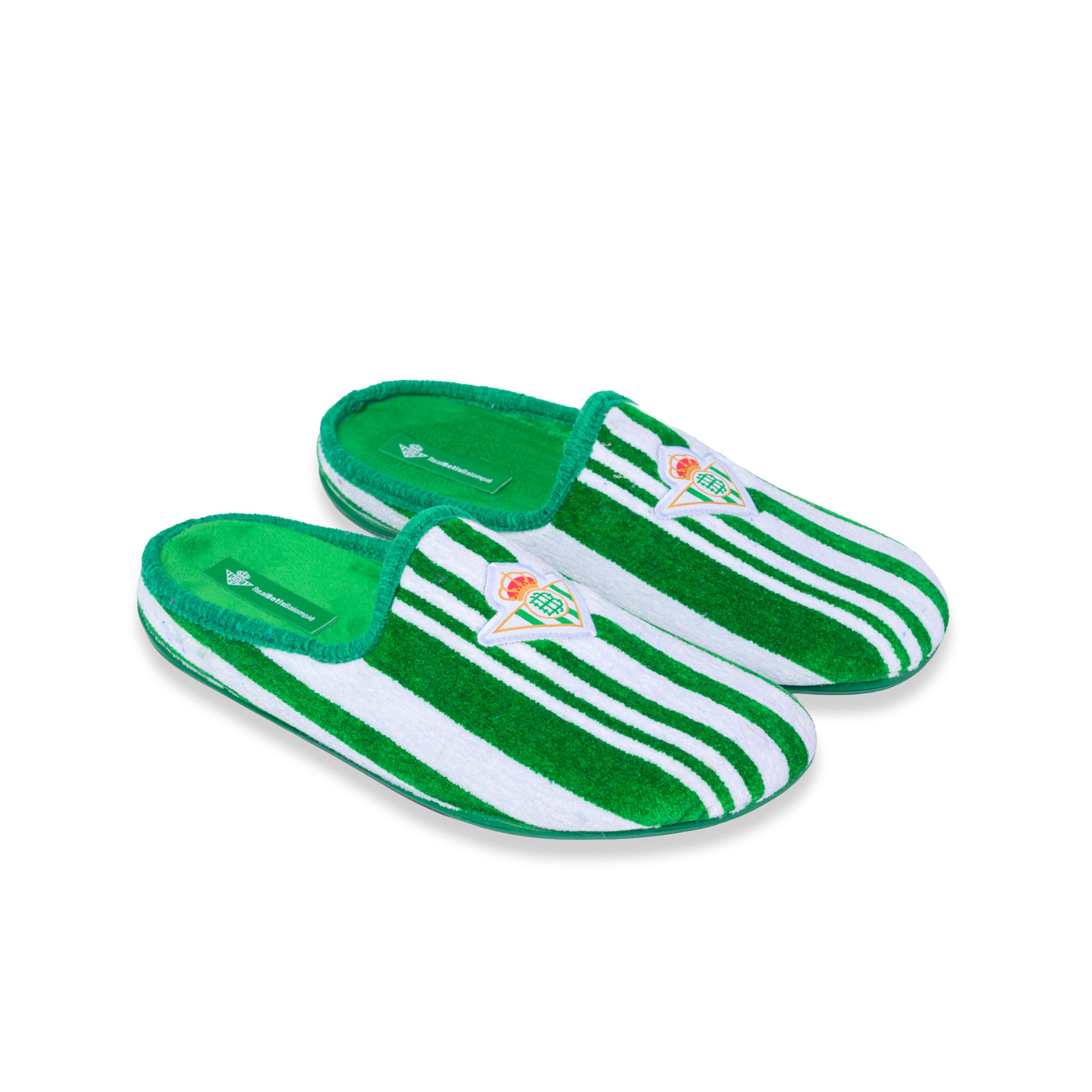 Zapatillas de casa del Real Betis Oficiales a Rayas Verdiblancas — foto 2