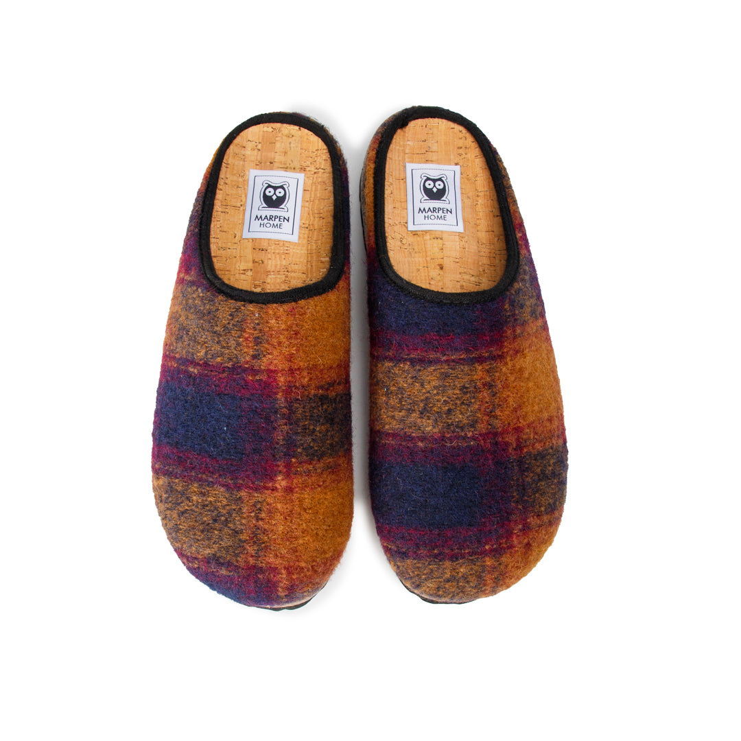 Slippers Casuals BIO estampado burdeos