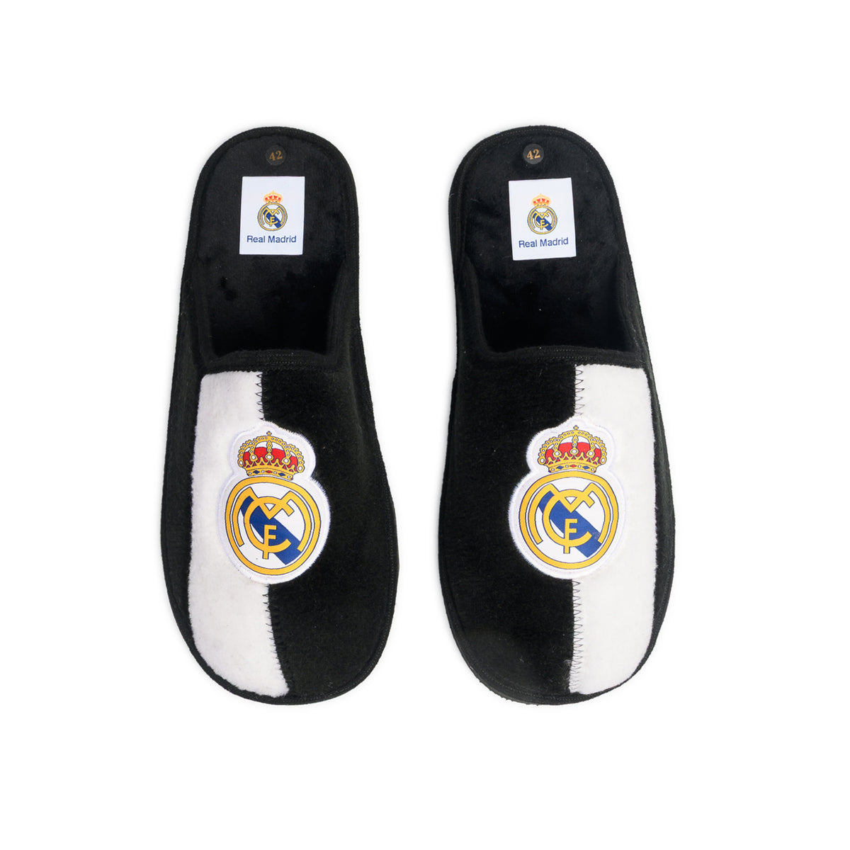 Real Madrid Bicolor Negro (Suela Ligera) – par desde arriba