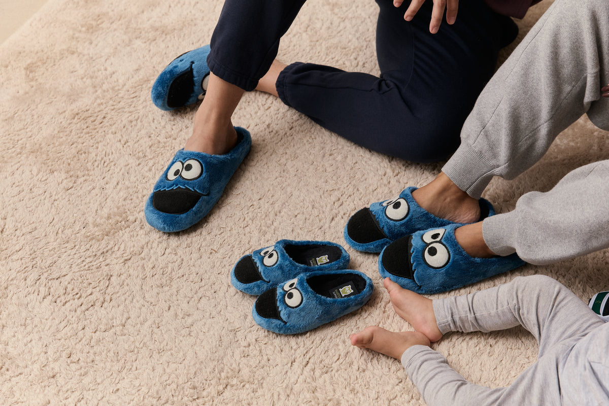 Slippers Monstruo Azul – en casa 2