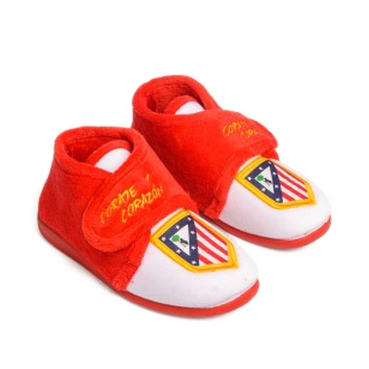 Atlético de Madrid Botitas Niño Escudo – vista de tres cuartos