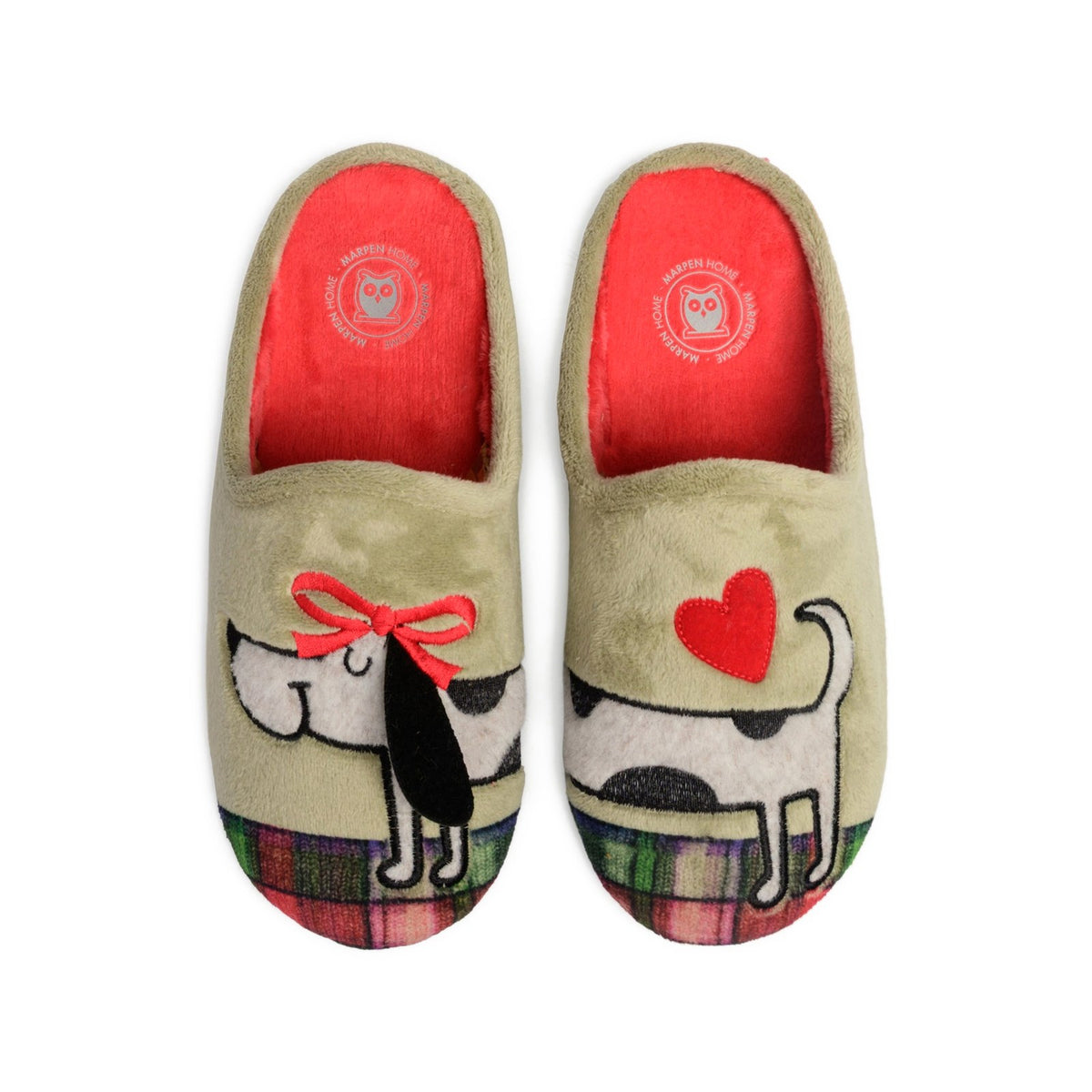 Slippers Perrito – vista desde arriba