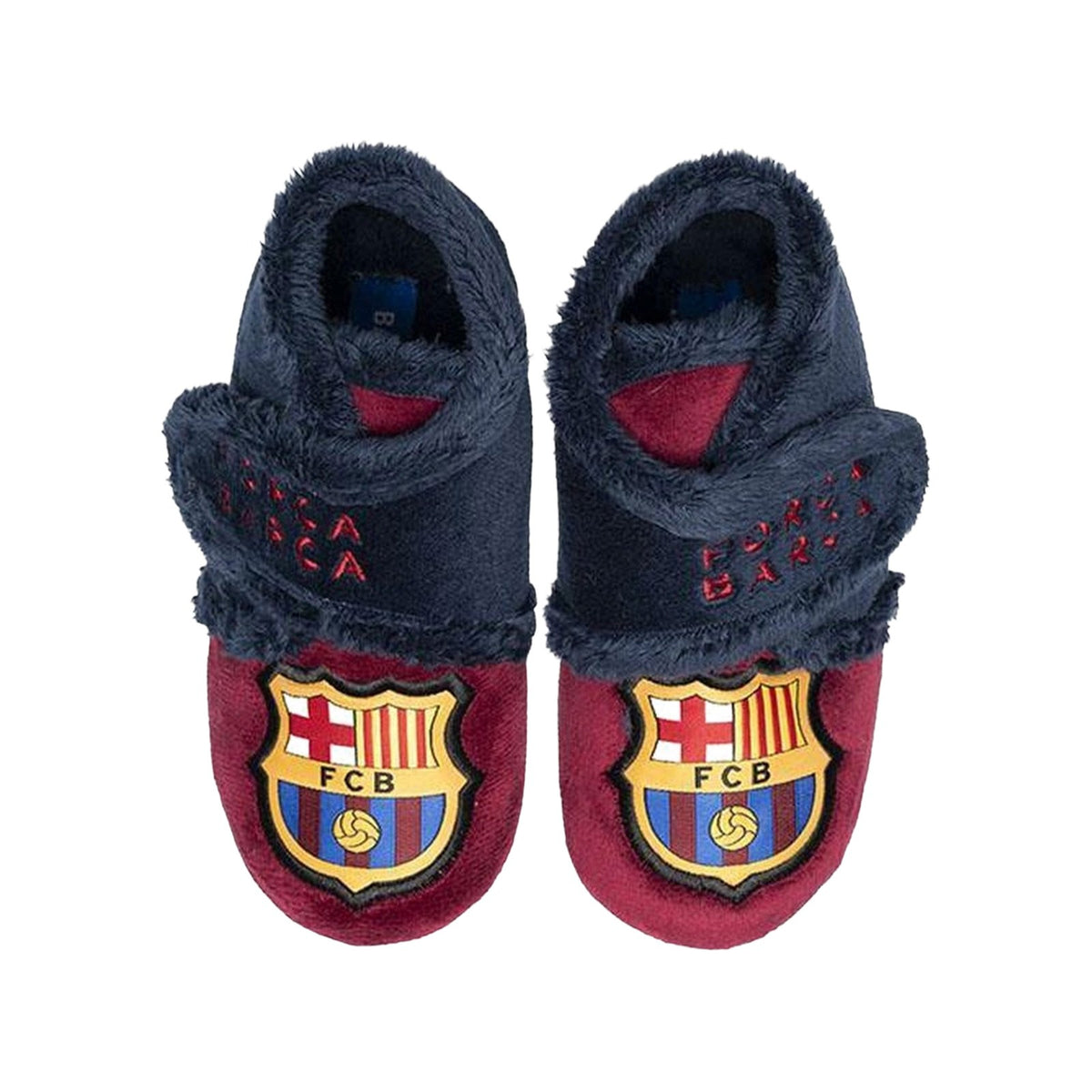 Barça Botitas Niño con Escudo – vista desde arriba