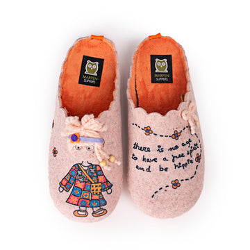 Slippers "Be Hippie" Rosa