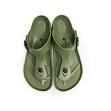 Sandalias Esclava Eva Kaki