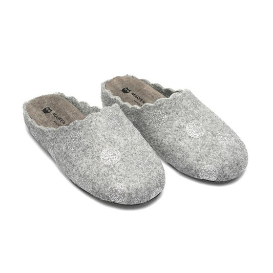 Slippers Dots Gris
